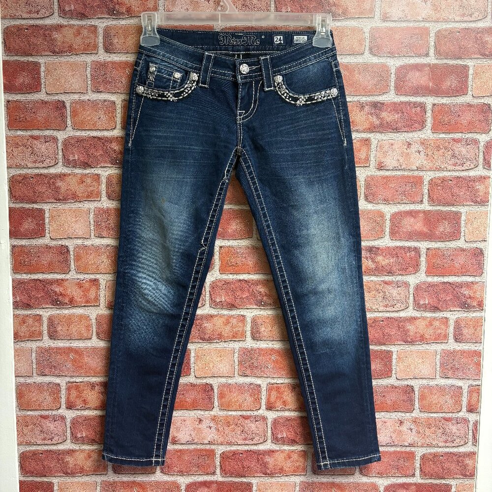Miss Me Jeans Size 24 Signature Skinny Cropped